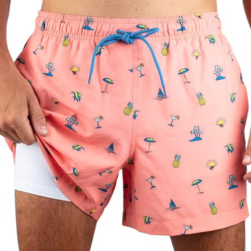 Men's Fiesta 5" Stretch Swim Trunks
