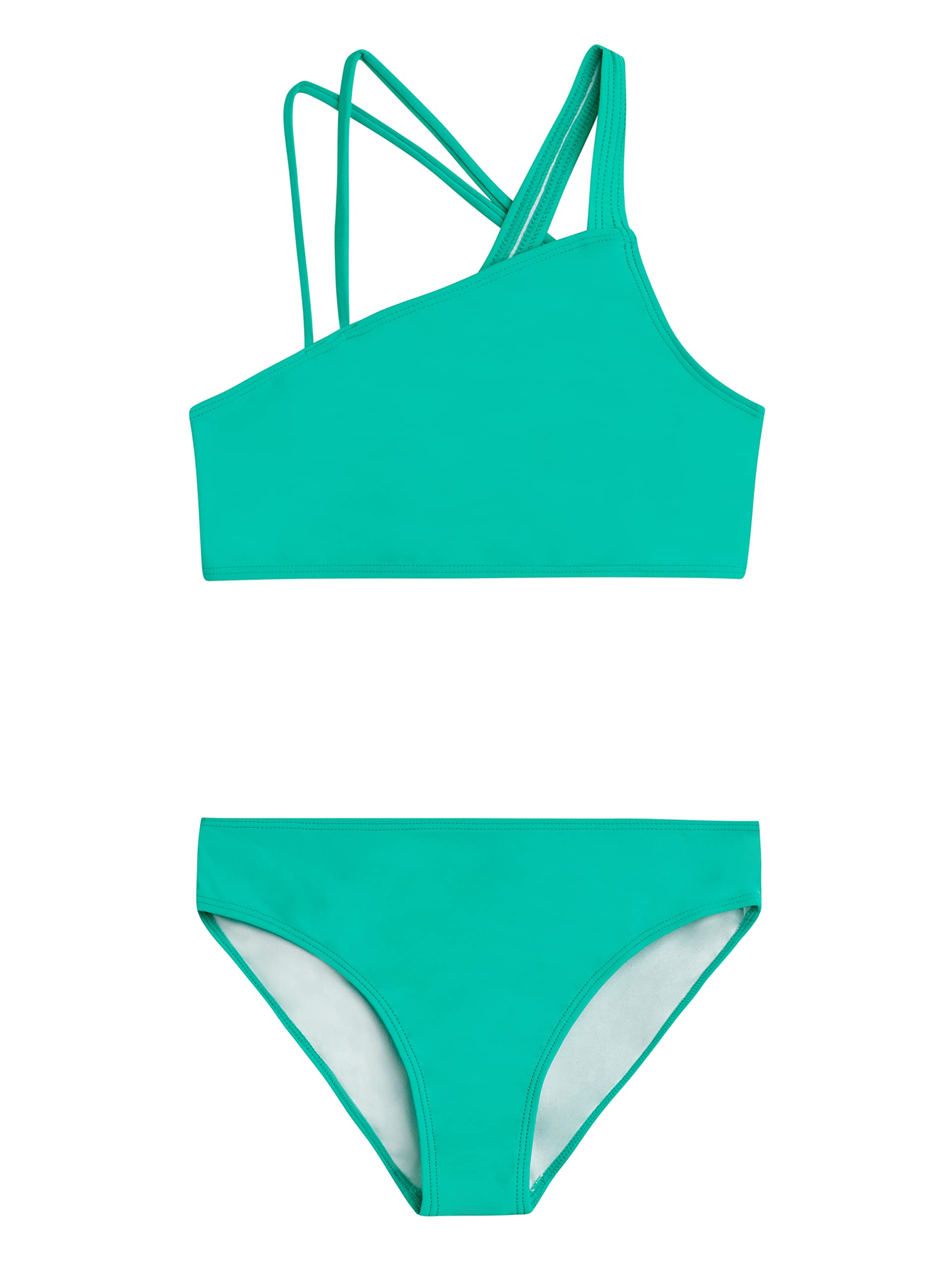 Girls' Solid Angle Bikini