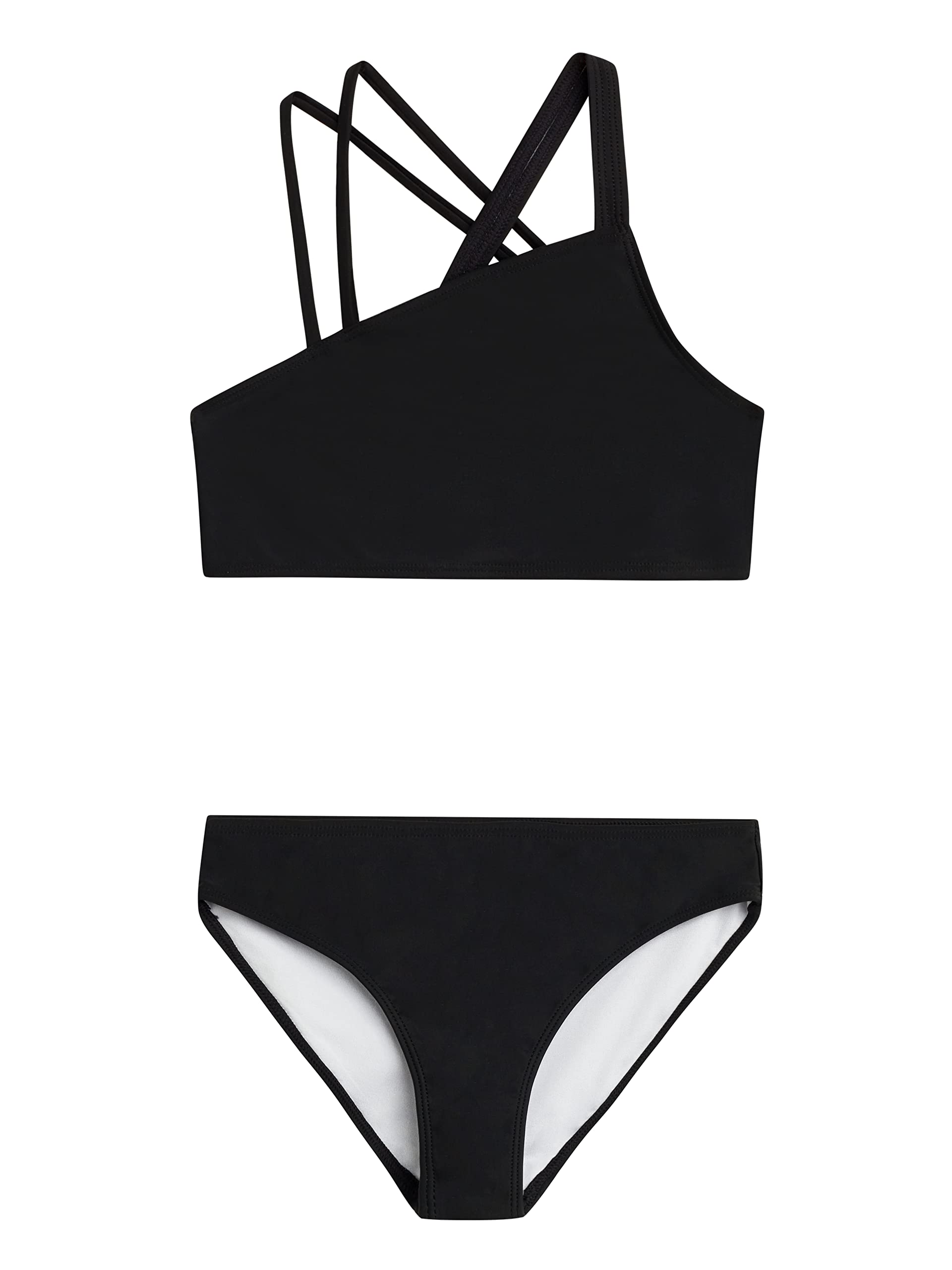 Girls' Solid Angle Bikini