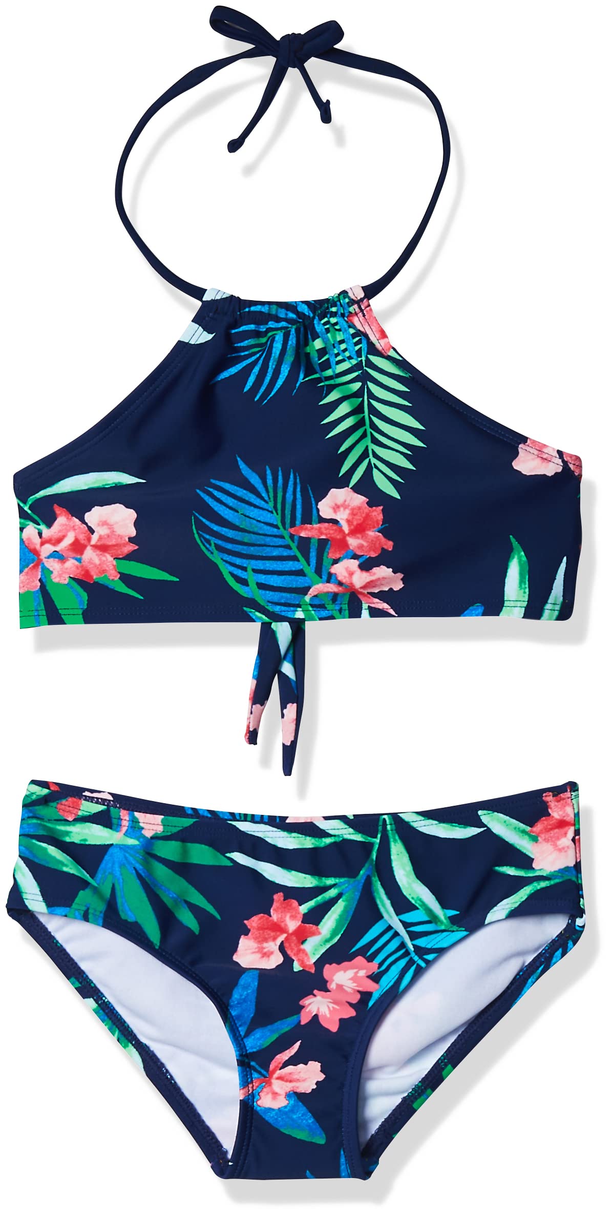 Girls' Leonie Floral Halter Bikini