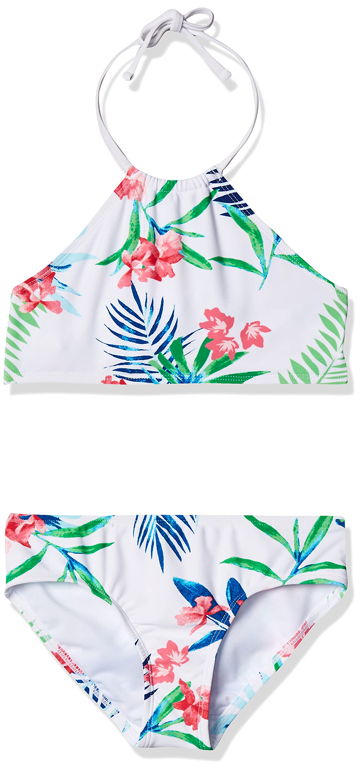 Girls' Leonie Floral Halter Bikini