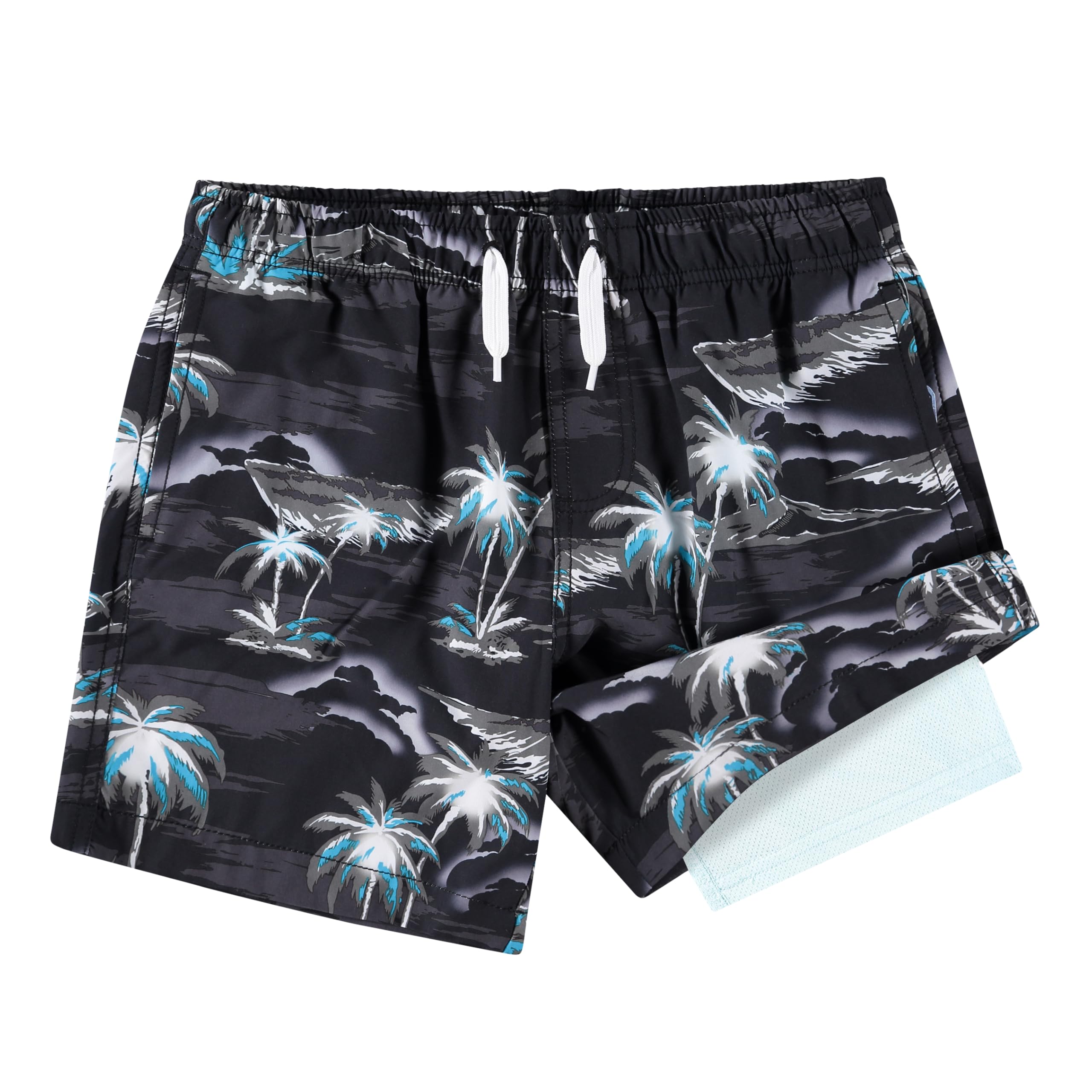 Boys' Seascape Stretch Swim Trunks
