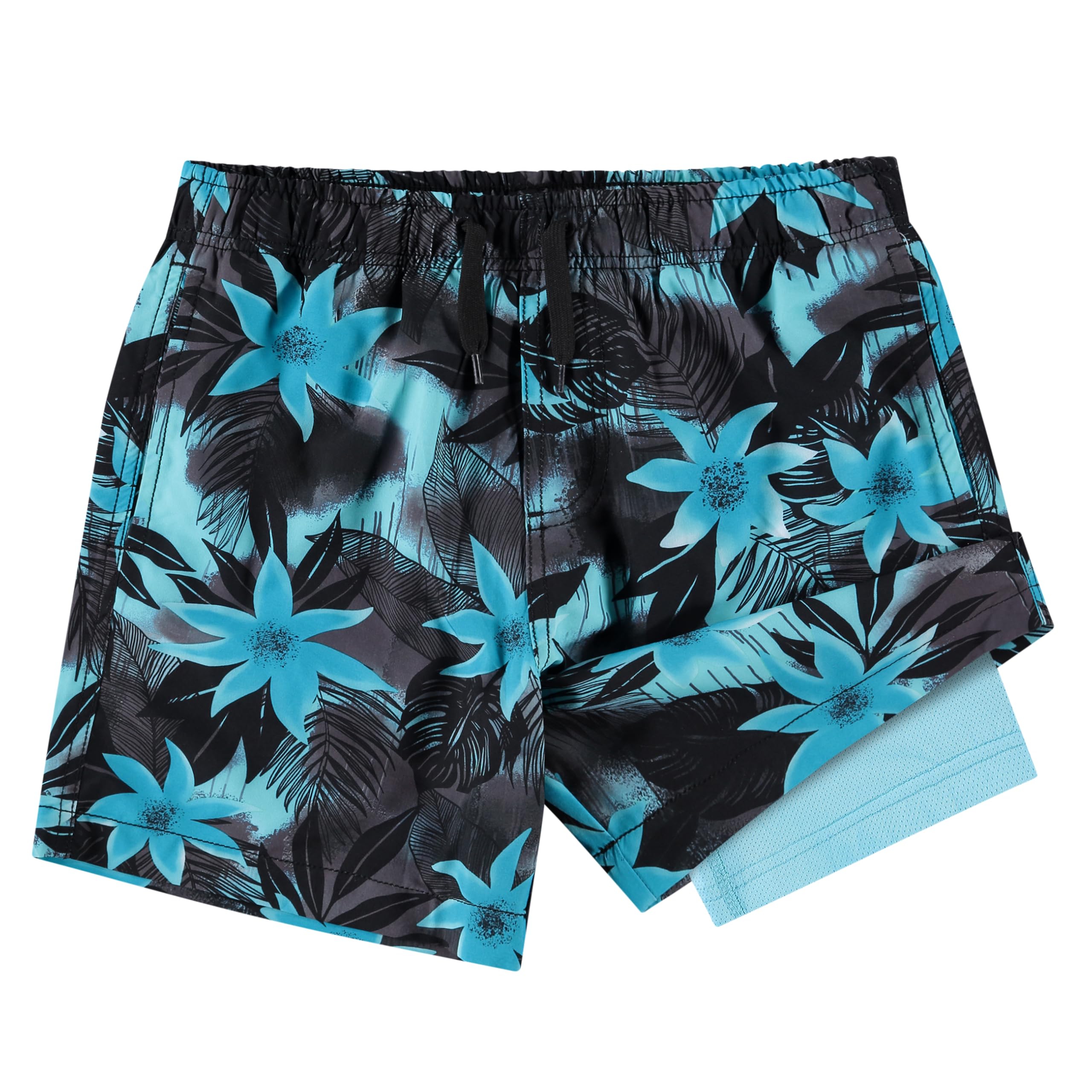 Boys' Vibes Stretch Swim Trunks