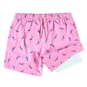 Boys' Sharks Stretch Swim Trunks