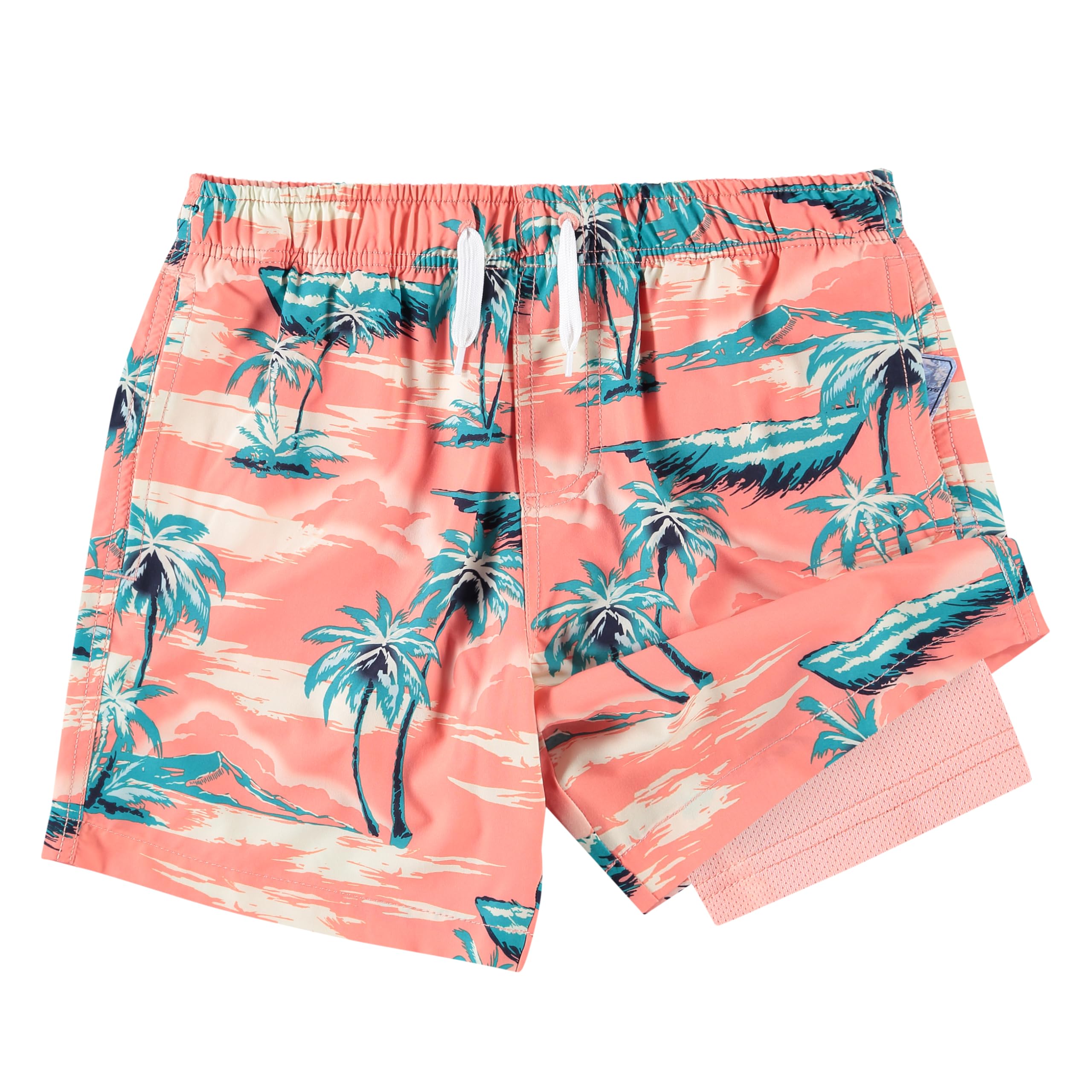 Boys' Seascape Stretch Swim Trunks