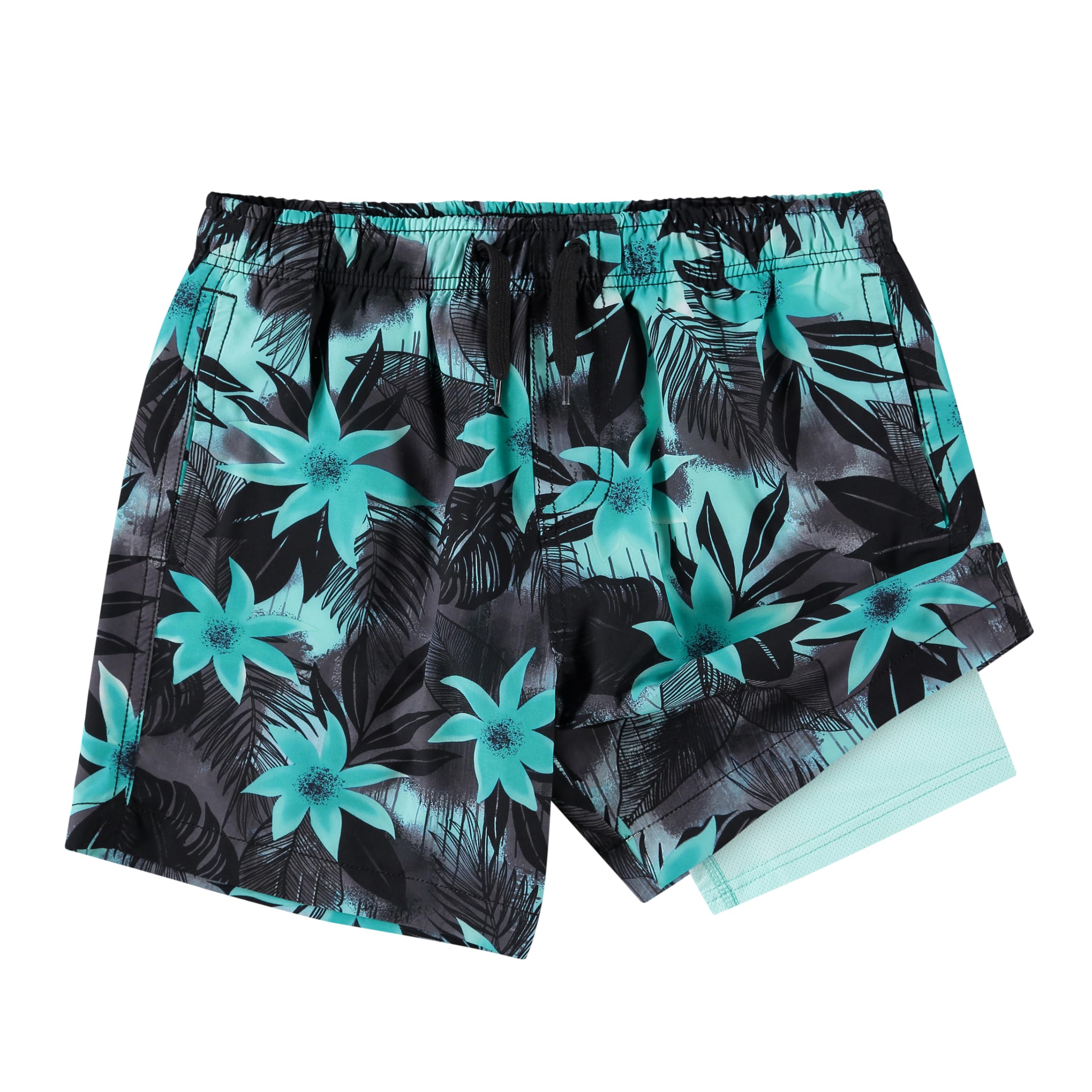 Boys' Vibes Stretch Swim Trunks