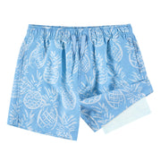 Boys' Pineapple Stretch Swim Trunks