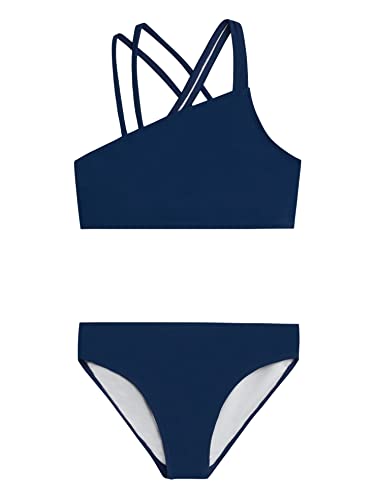 Girls' Solid Angle Bikini