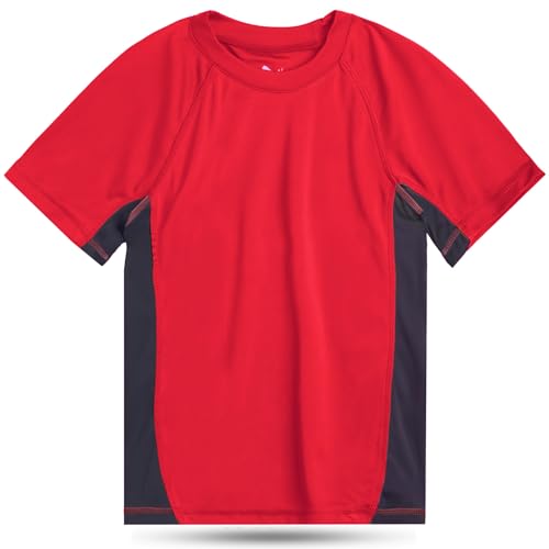 Boys' Sidebreak Short Sleeve Swim Shirts  (Part 1)
