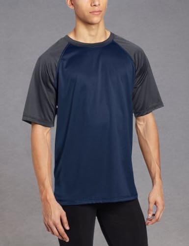 Men's Contrast Short Sleeve Rashguard