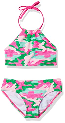 Girls' Erin Camo Halter Bikini