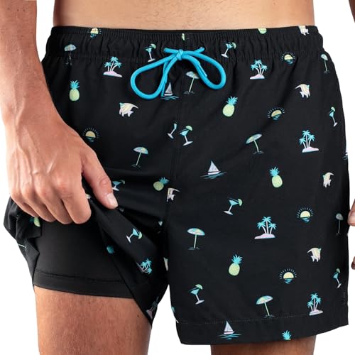 Men's Fiesta 5" Stretch Swim Trunks
