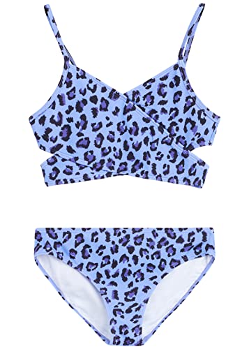 Girls' Beach Leopard Wrap Around Bikini