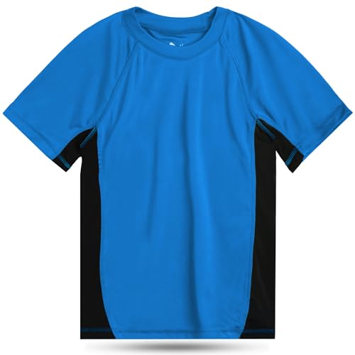 Boys' Sidebreak Short Sleeve Swim Shirts  (Part 1)