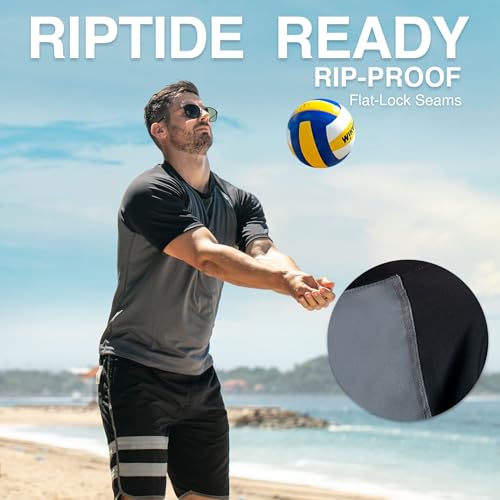 Men's Contrast Short Sleeve Rashguard