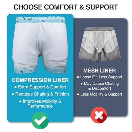 Men's Sharks 5" Stretch Swim Trunks