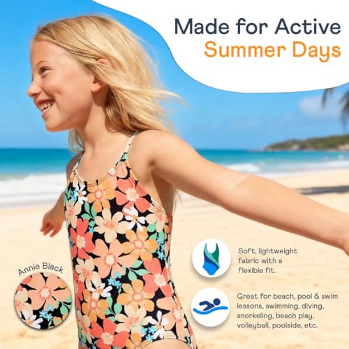 Girls' Gigi V-Neck 1-pc Swimsuit