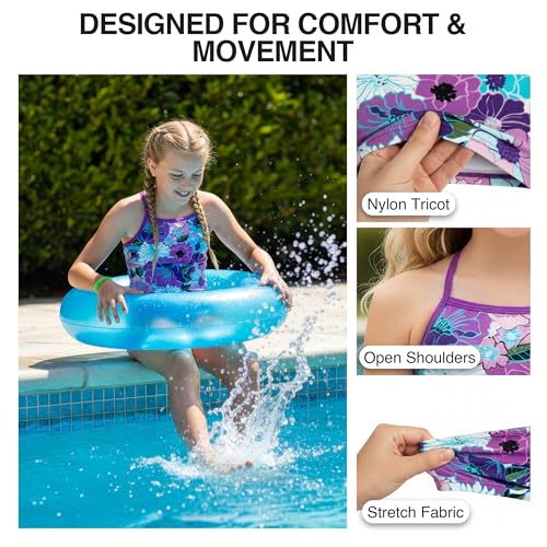 Girls' Gianna Banded Tankini