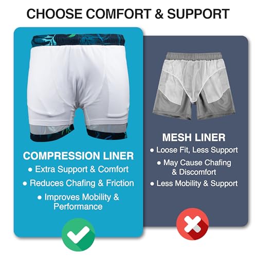 Men's Bayside 5" Stretch Swim Trunks