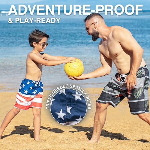 Boys' Flag Ii  Swim Trunks