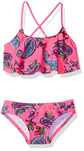 Girls' Heather Flounce Bikini