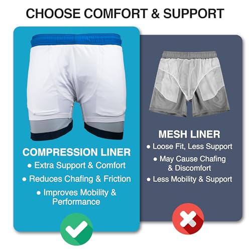 Men's Dipping 5" Stretch Swim Trunks
