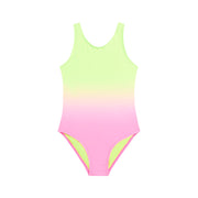 Julie Girls' Swim 1PC Athletic Tank Strap