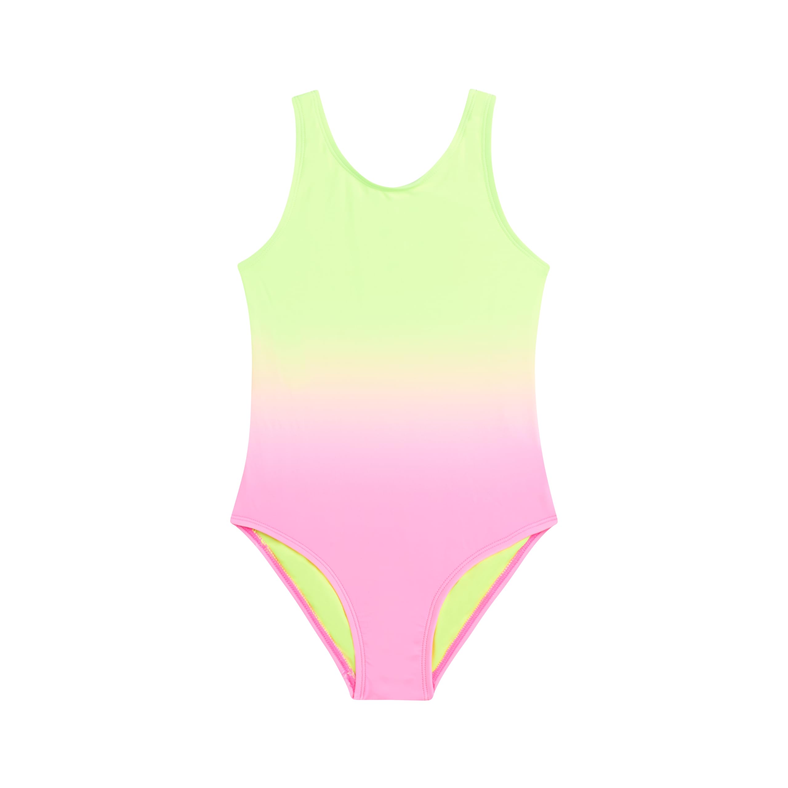 Julie Girls' Swim 1PC Athletic Tank Strap