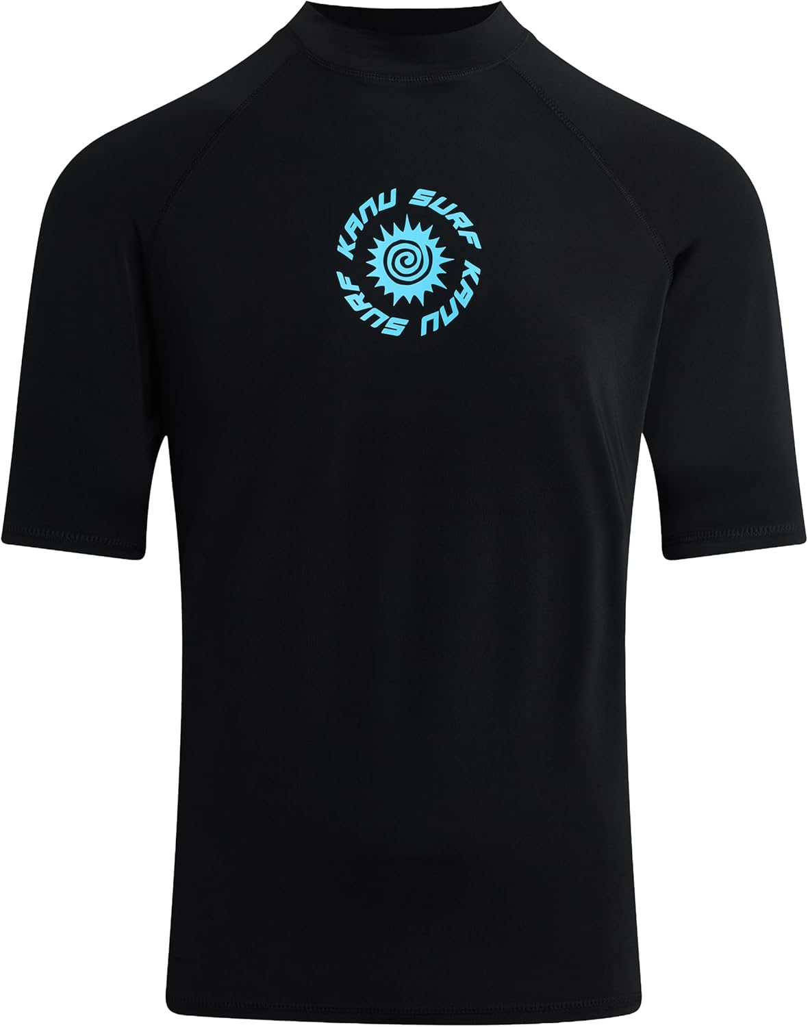 Men's Sun Short Sleeve Rashguard — Black