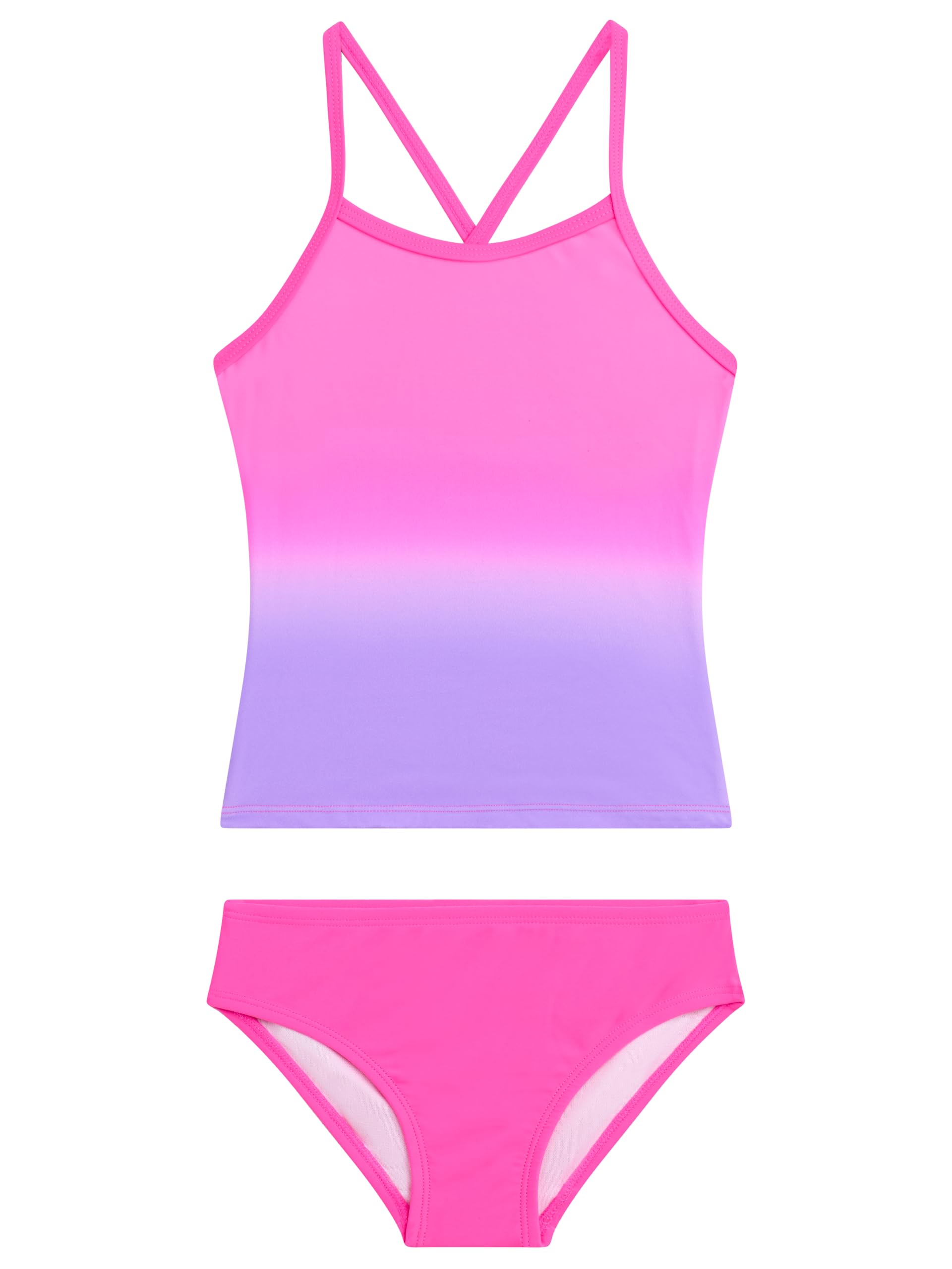 Julie Girls' Swim 2PC Banded Tankini