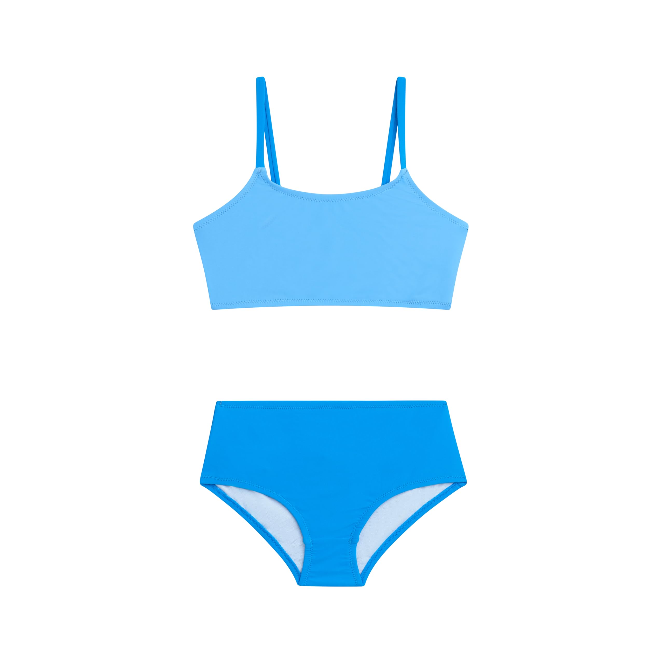 Solid Girls' Swim 2PC Sun Bikini