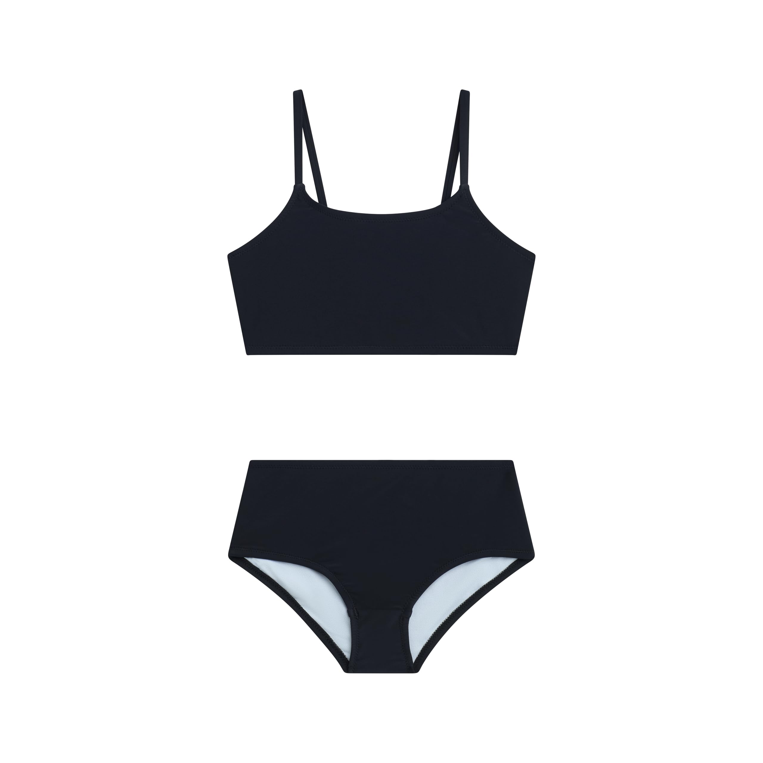 Solid Girls' Swim 2PC Sun Bikini