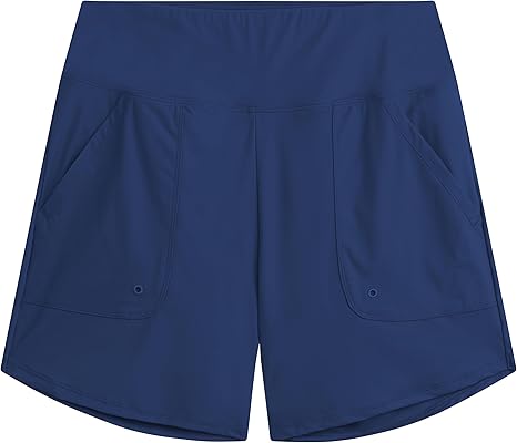 Women's Layla 5” High Waisted Swim Shorts with Pockets
