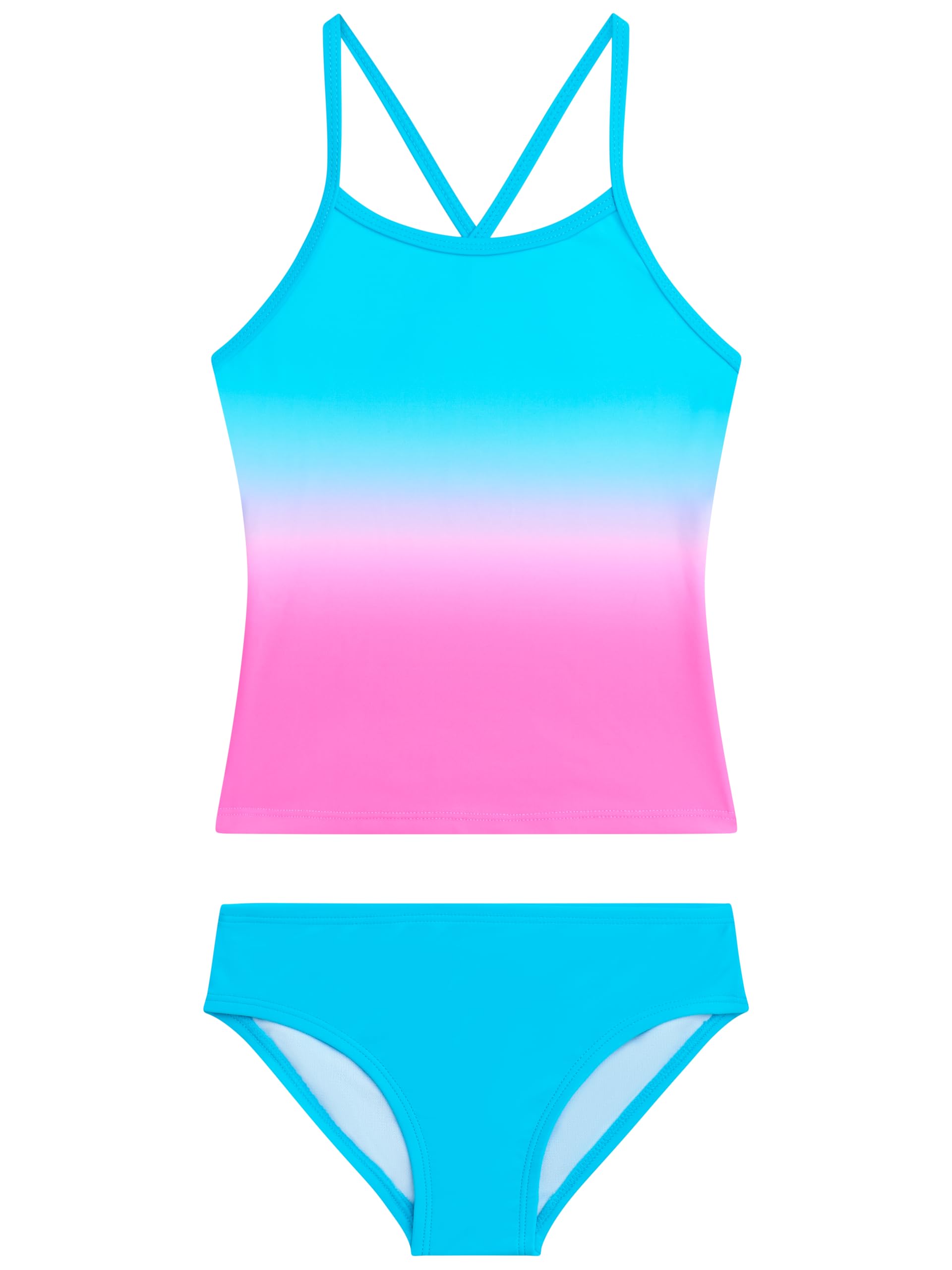Julie Girls' Swim 2PC Banded Tankini