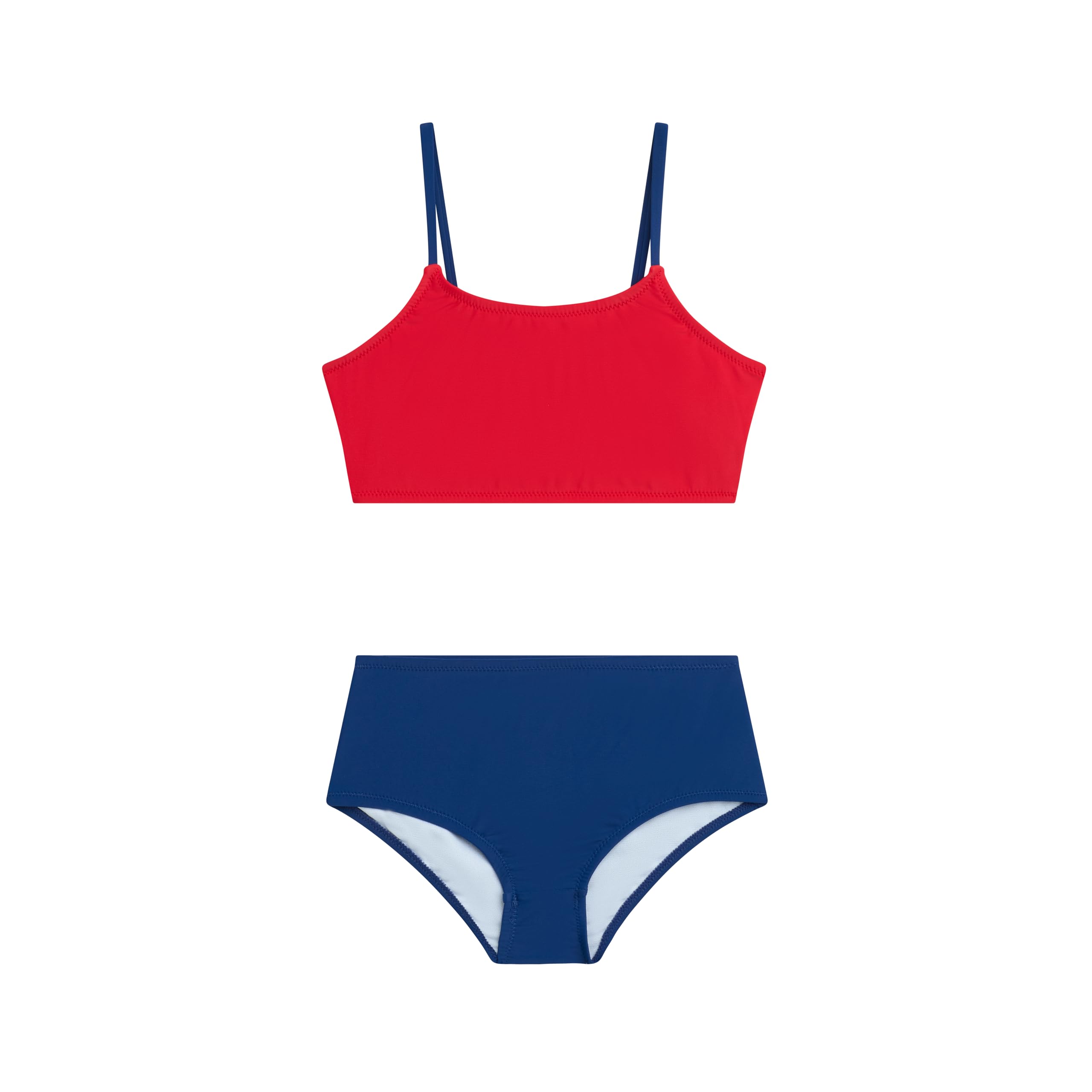 Solid Girls' Swim 2PC Sun Bikini
