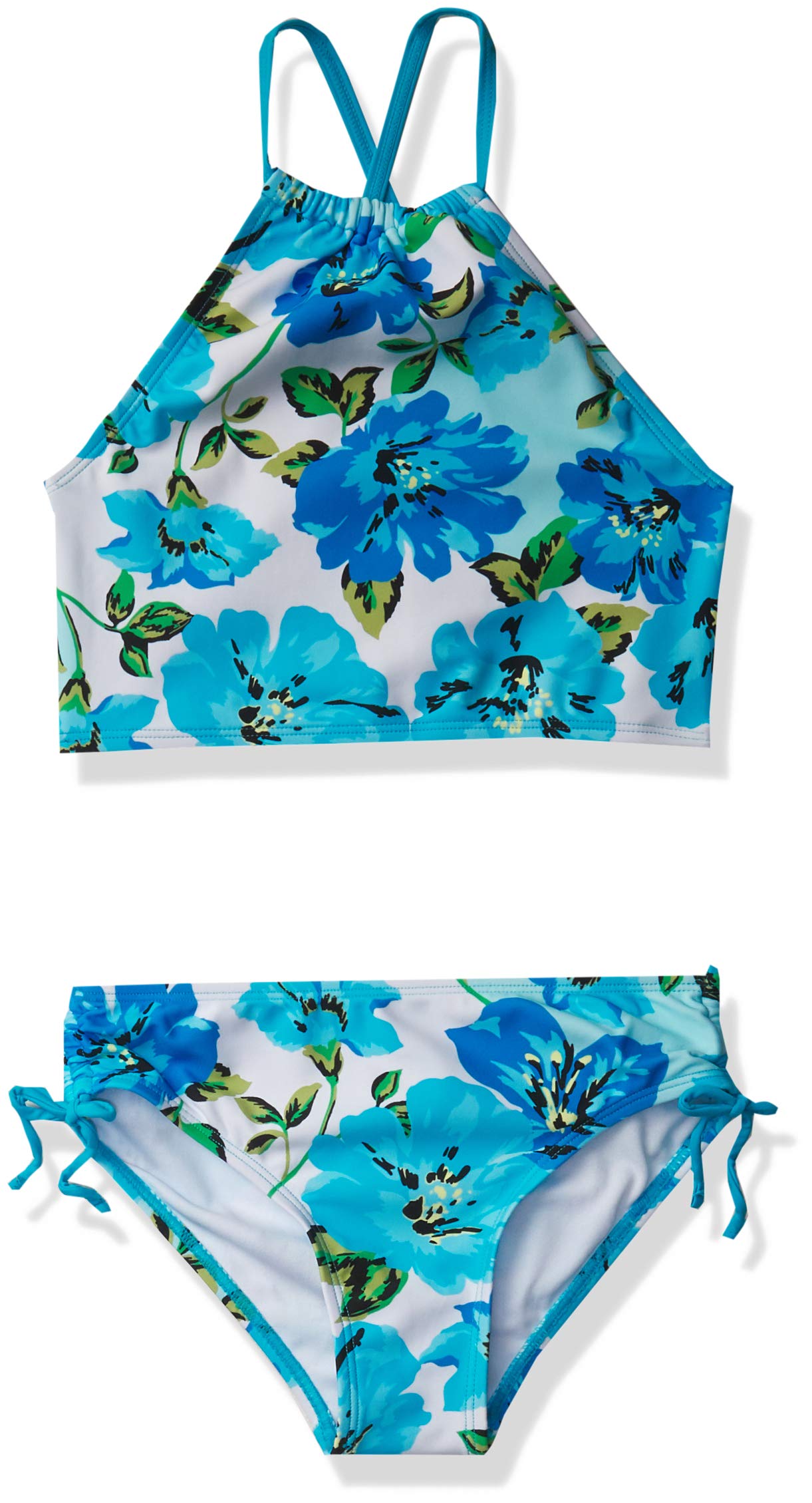 Girls' Flower Power Halter Tankini