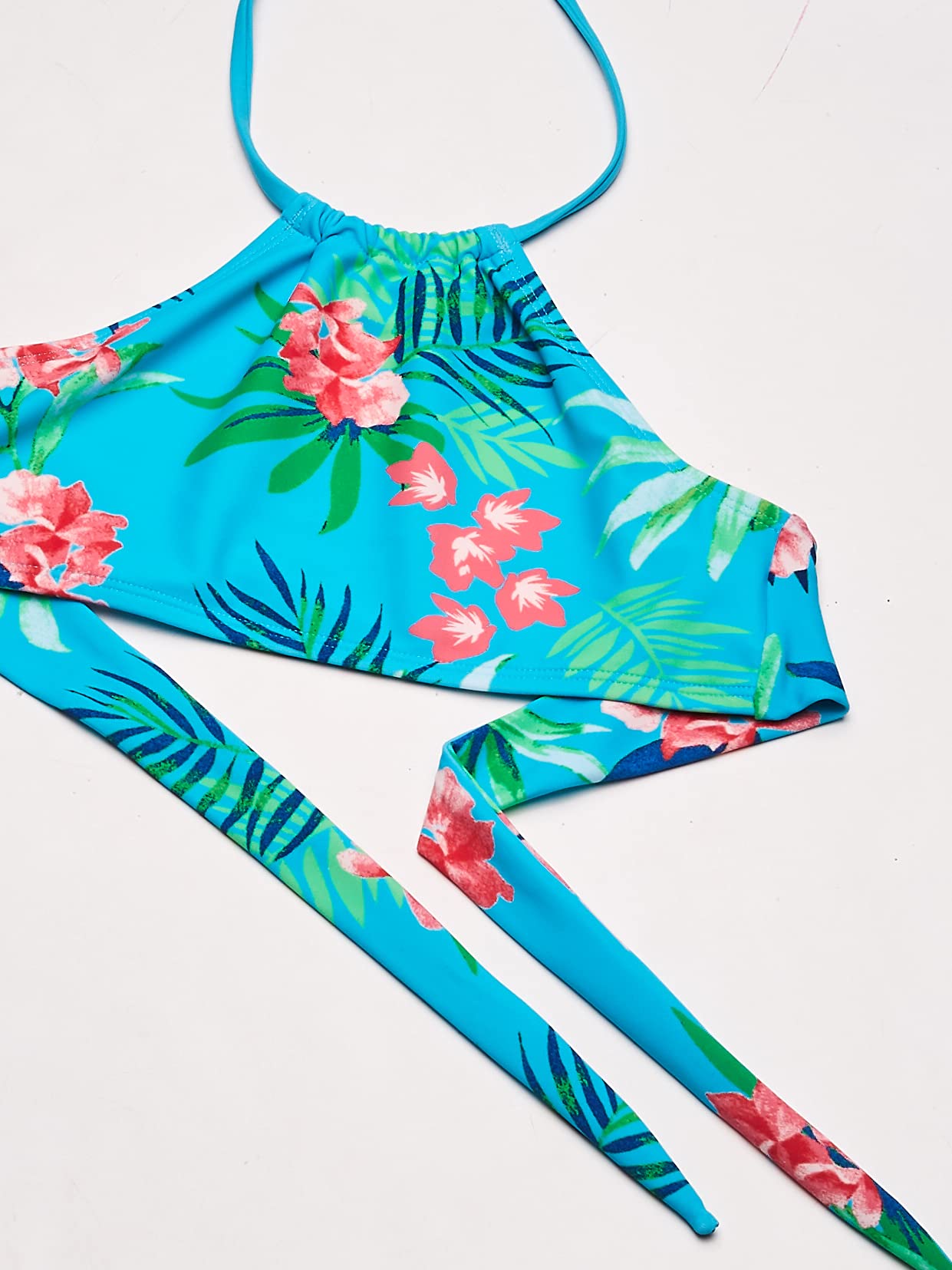 Girls' Leonie Floral Halter Bikini