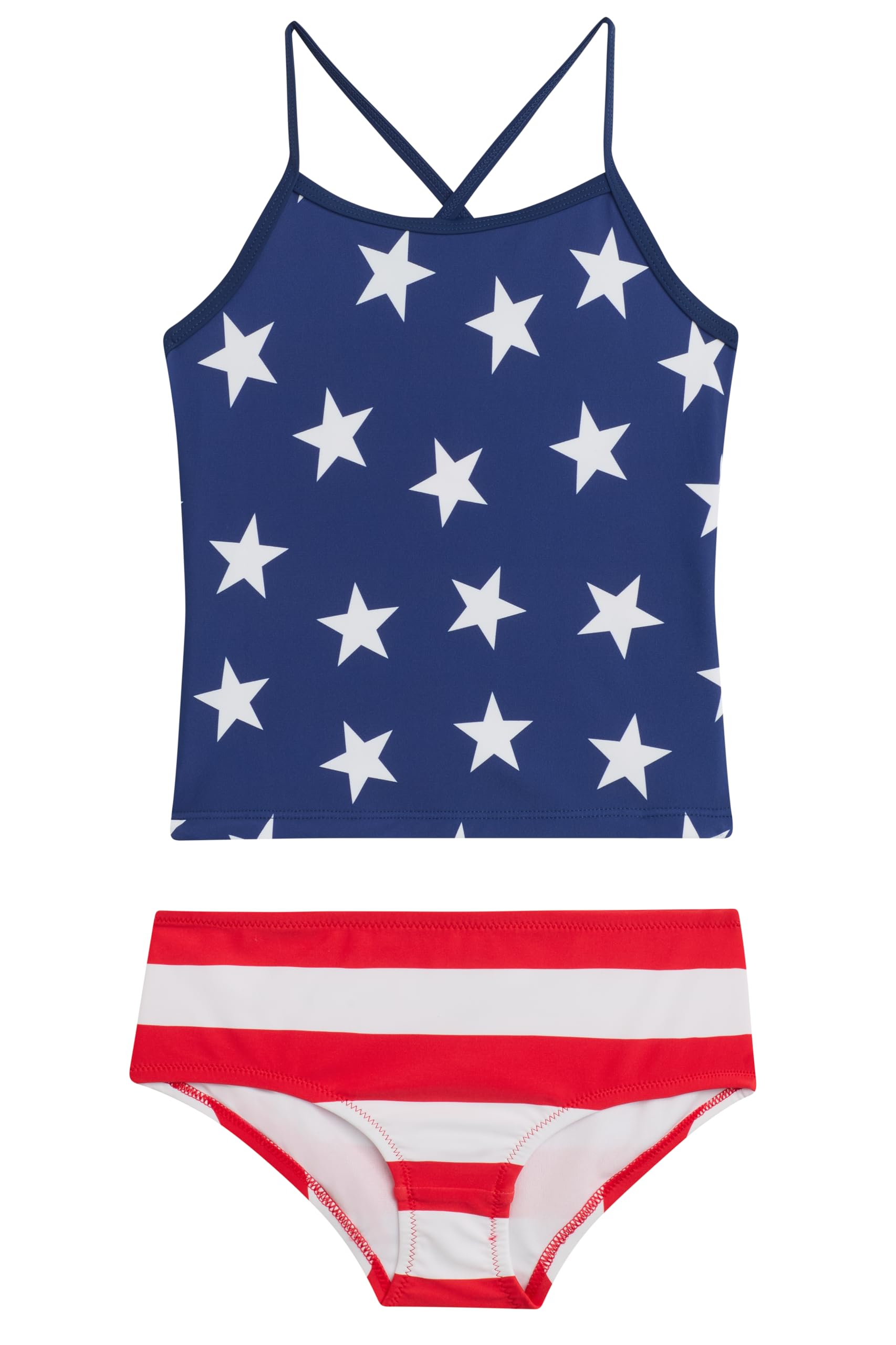 Kanu Surf Summer Dream – Tankini Da Bambina Con Regiseno, 82% Nylon E 18% Elastan, Vestibilità Comoda