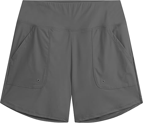 Women's Layla 5” High Waisted Swim Shorts with Pockets