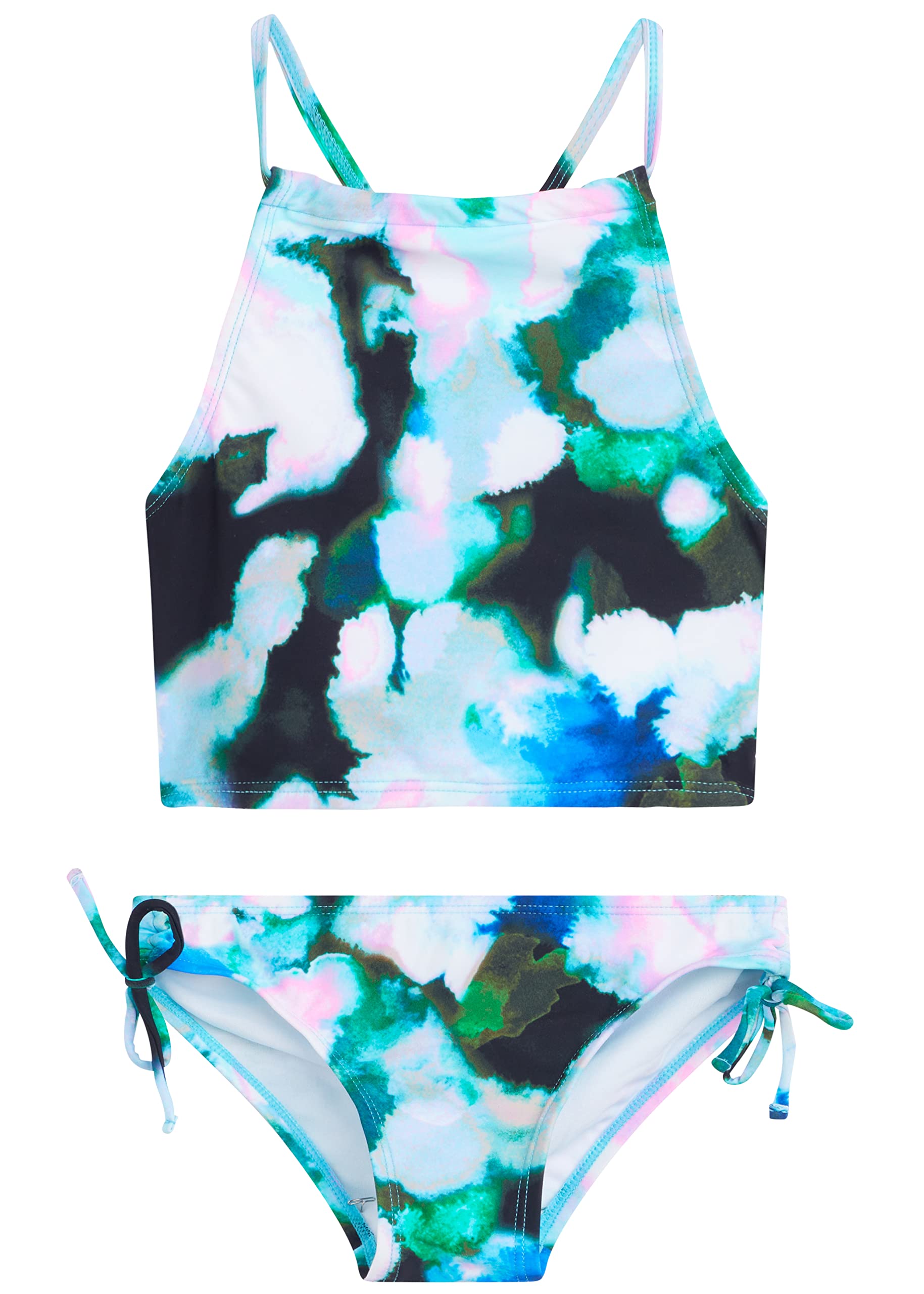 Girls' Tropical Reef Halter Tankini