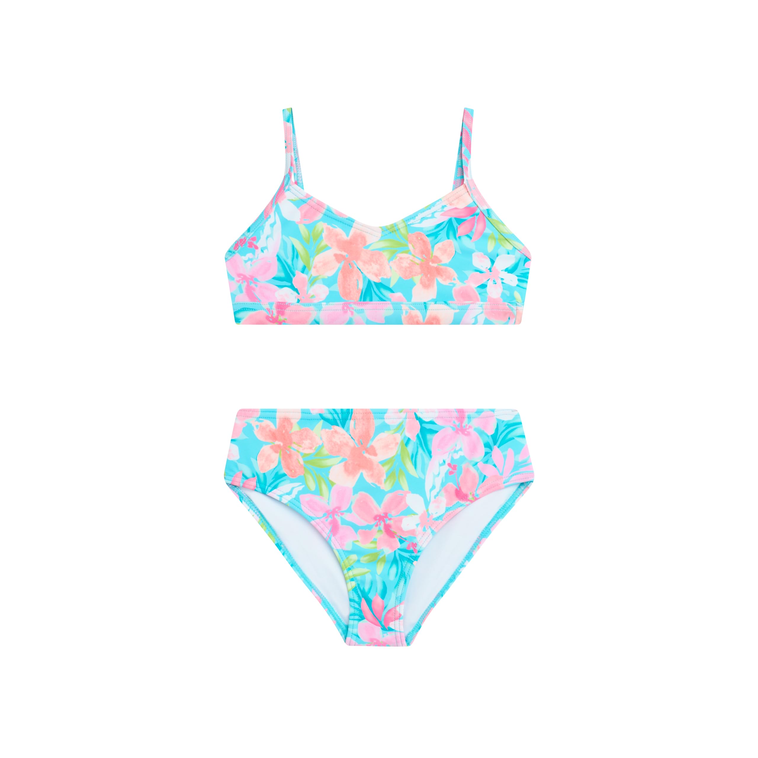 Remi Girls' Swim 2PC V-Neck Bikini