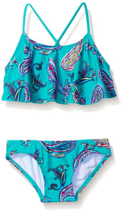 Girls' Heather Flounce Bikini