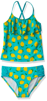 Girls' Lemonade Flounce Tankini