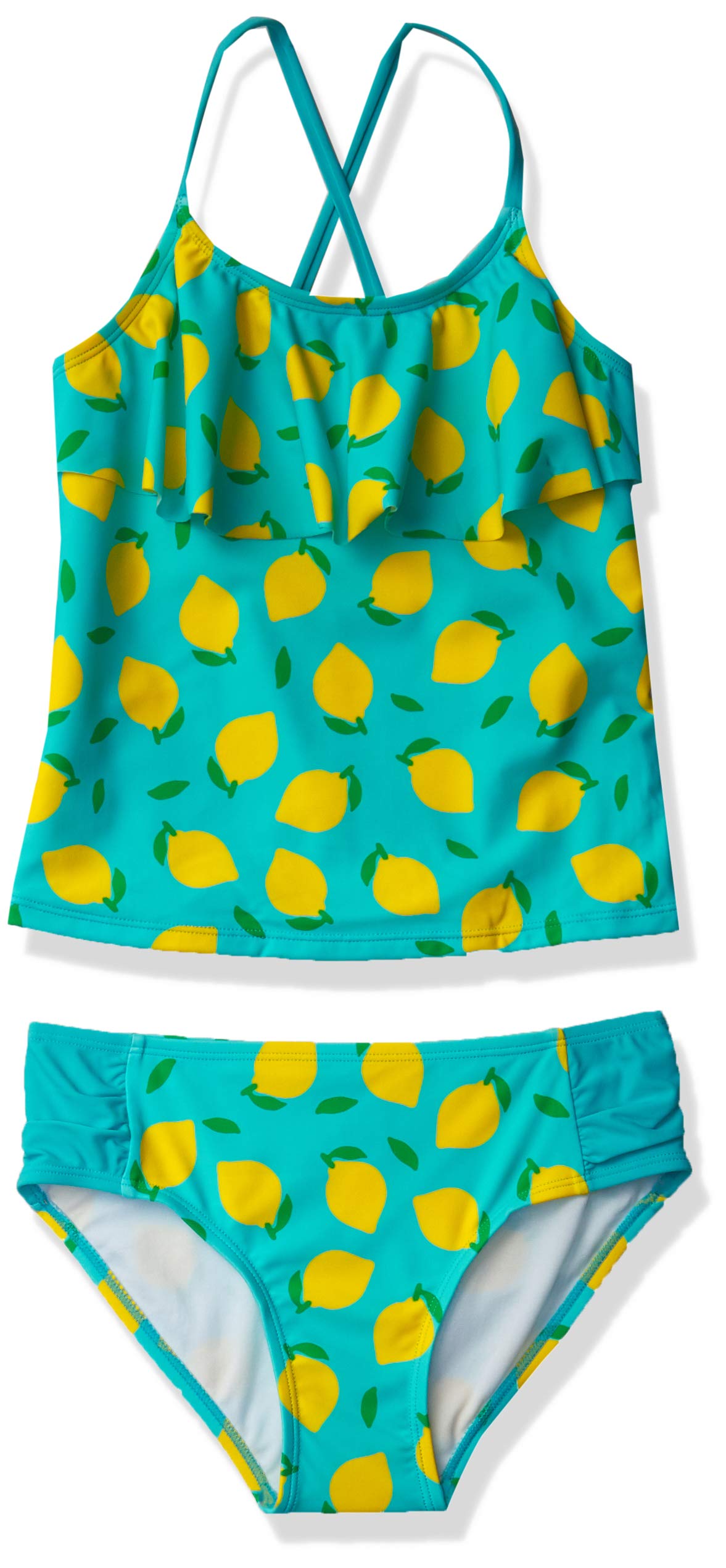 Girls' Lemonade Flounce Tankini