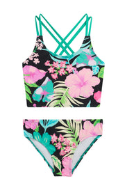 Girls' Darcy Criss Cross Tankini