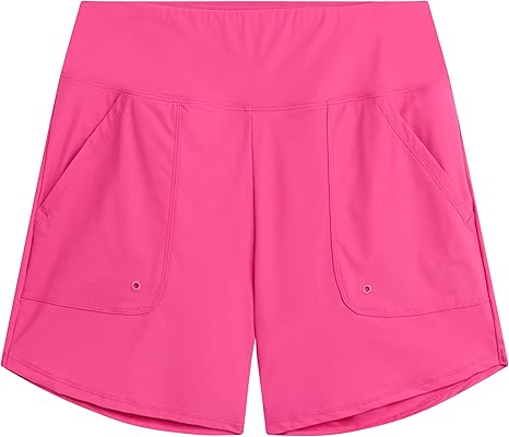 Women's Layla 5” High Waisted Swim Shorts with Pockets