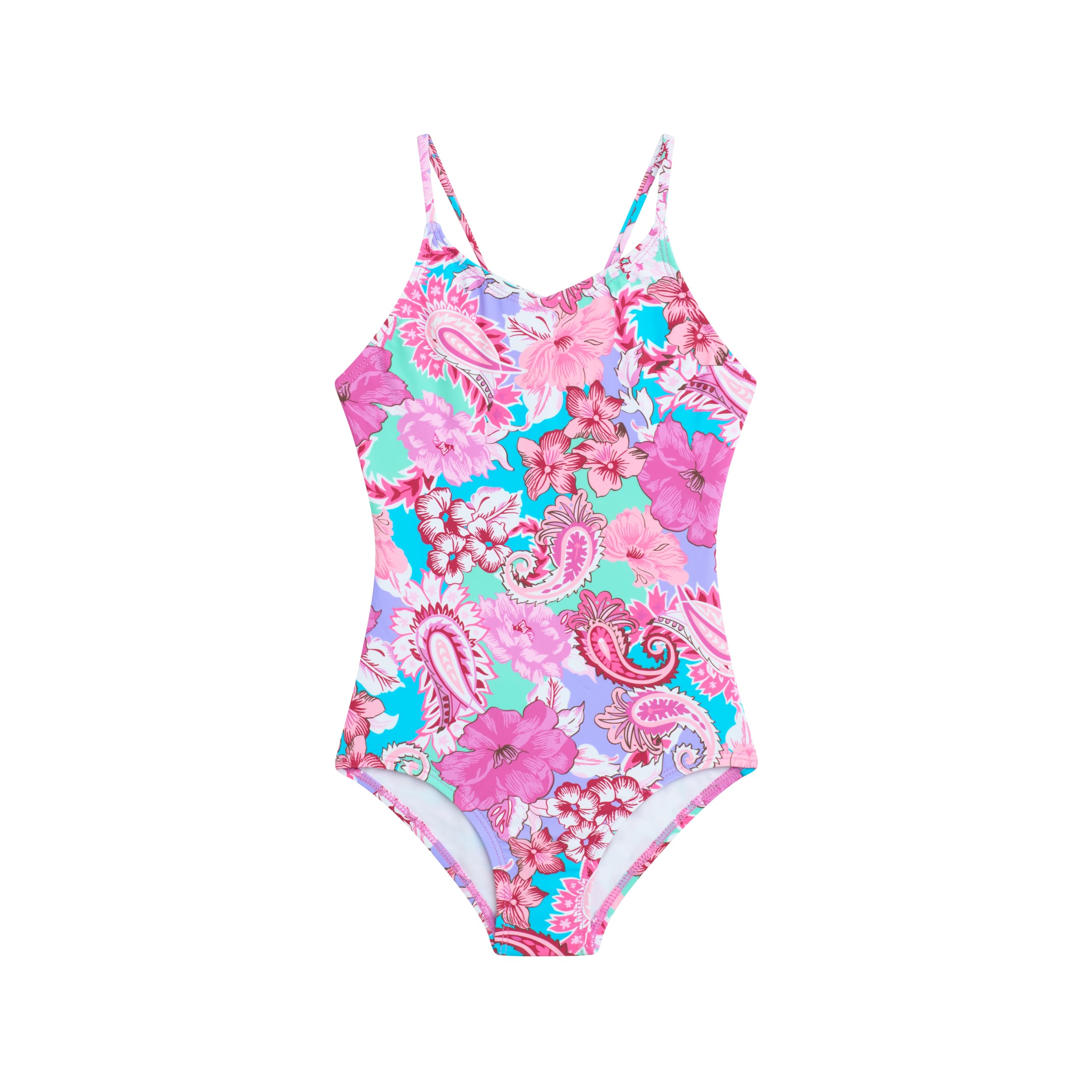 Louisa Girls' Swim 1PC V-Neck