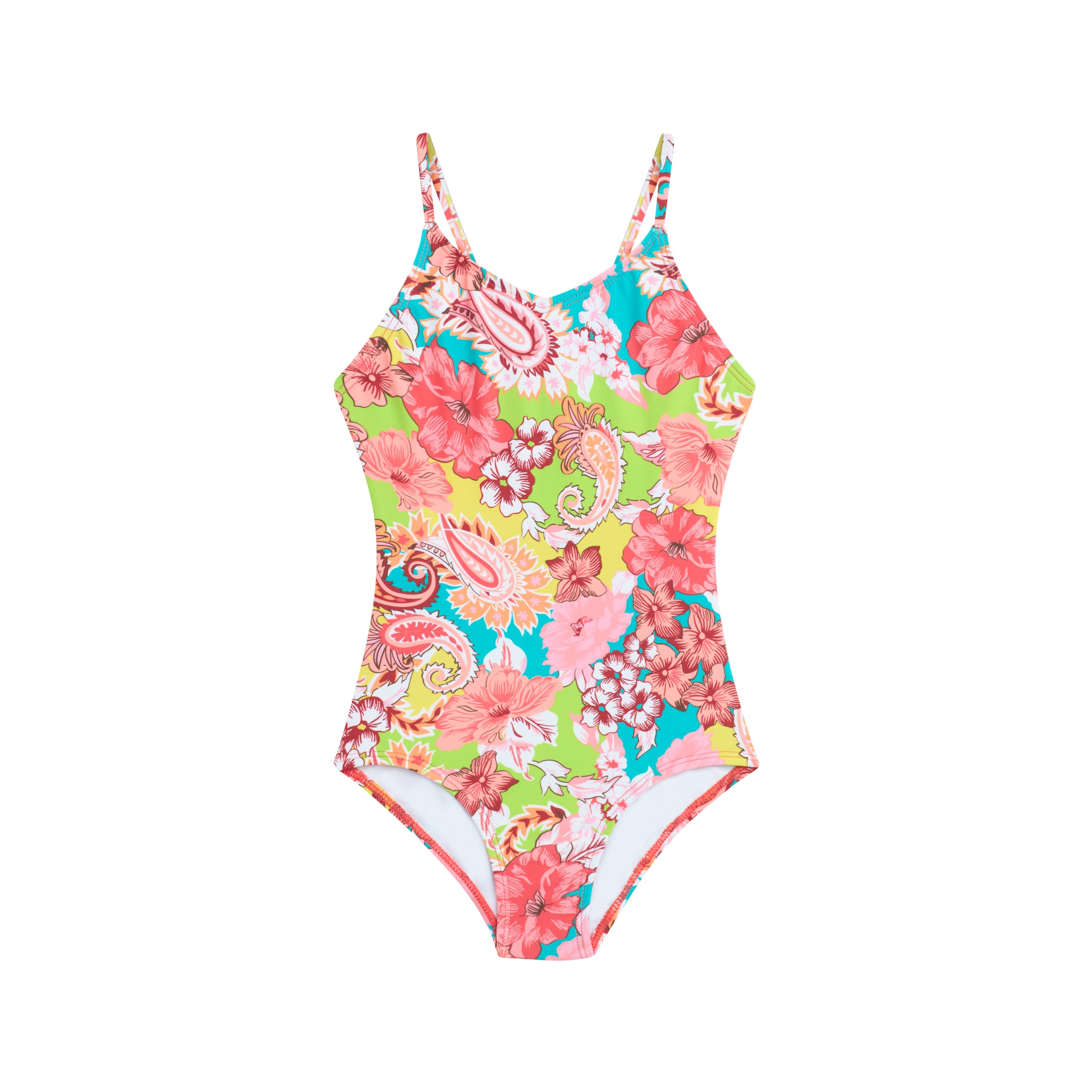 Louisa Girls' Swim 1PC V-Neck