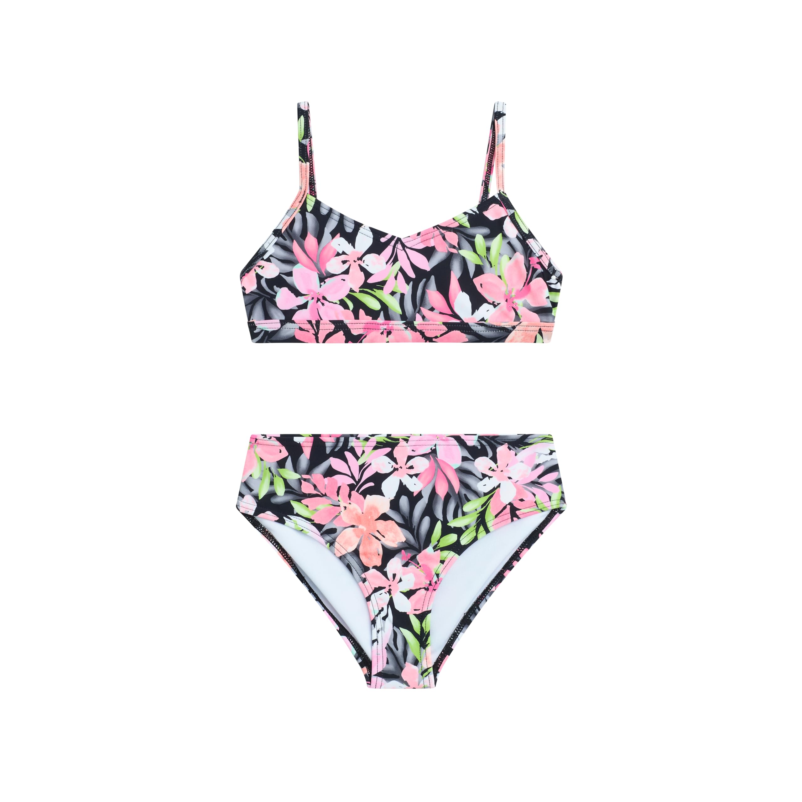 Remi Girls' Swim 2PC V-Neck Bikini