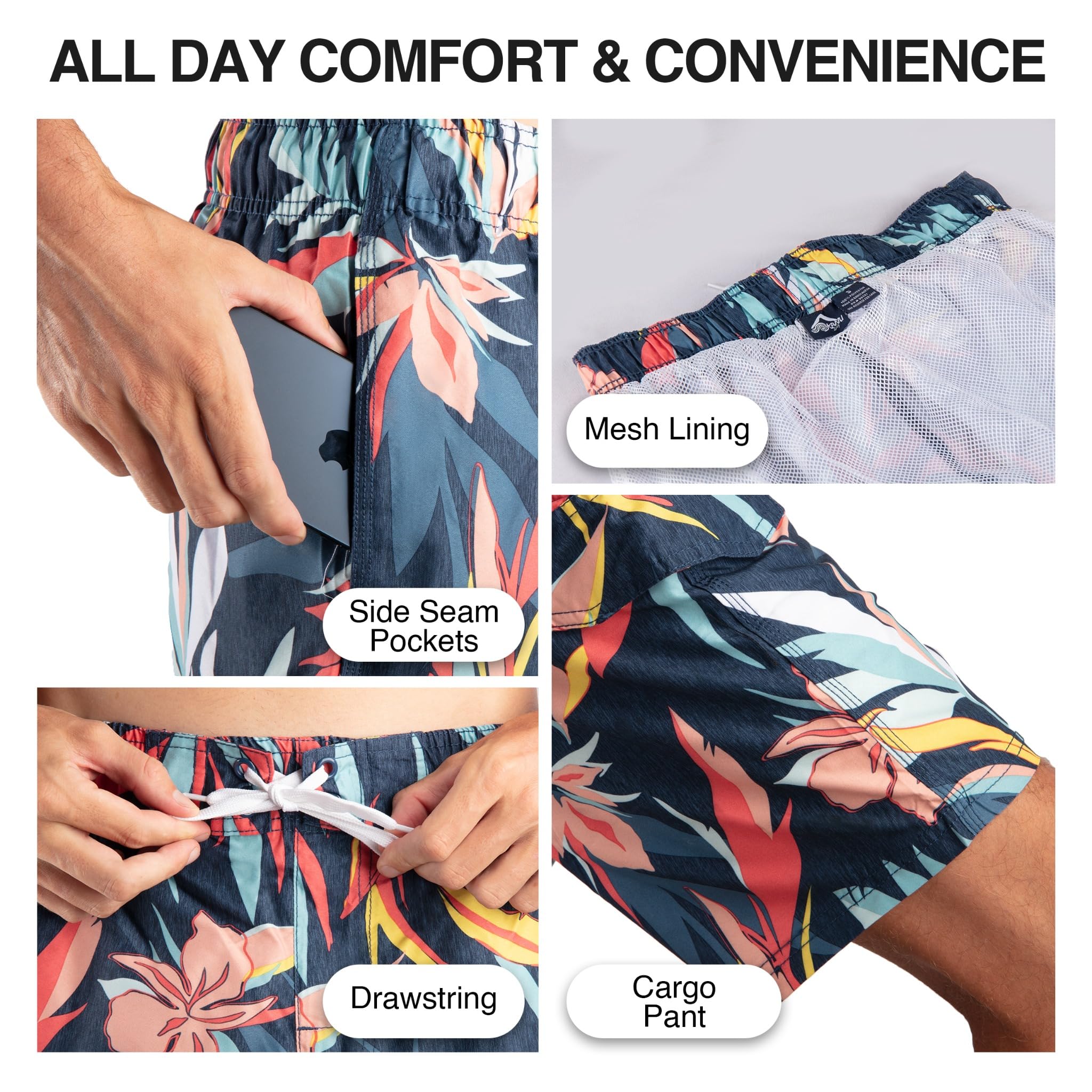 Men's Seaweeds 9" Swim Trunks